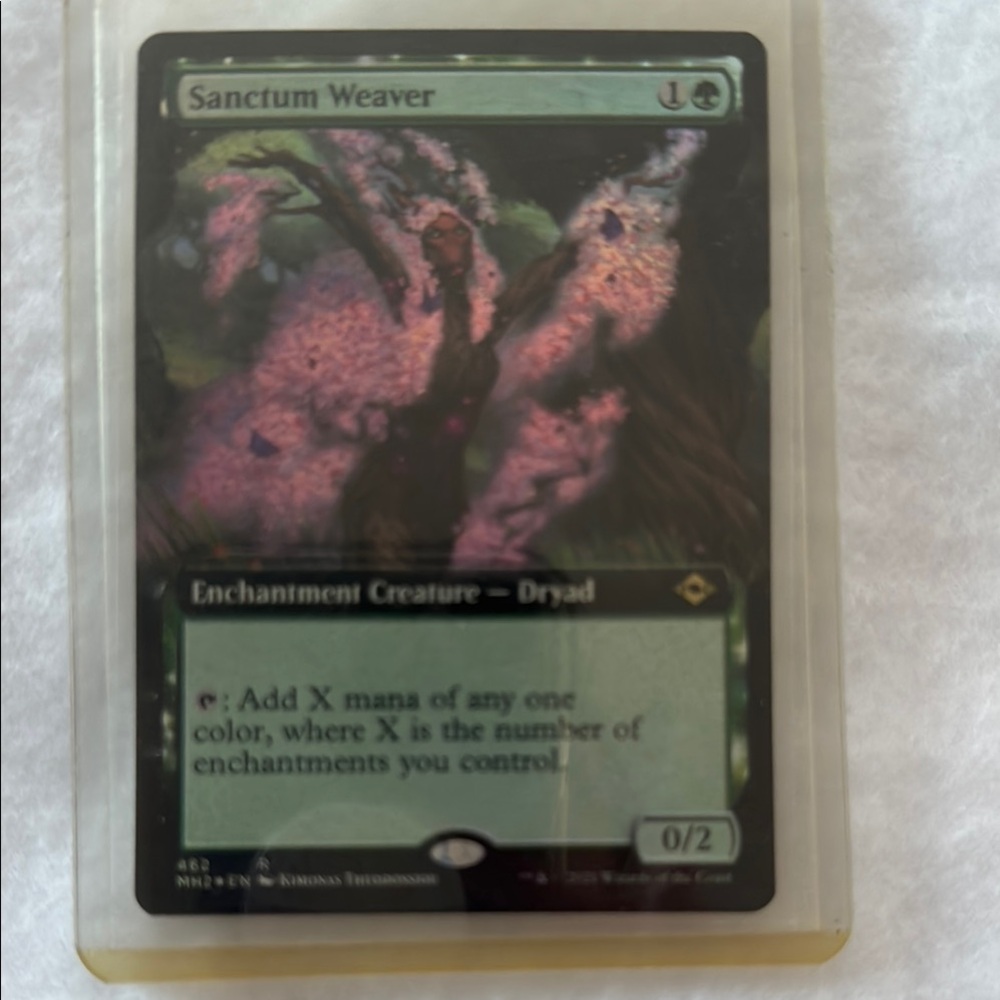 Magic Pink and Green Trading Cards Collection